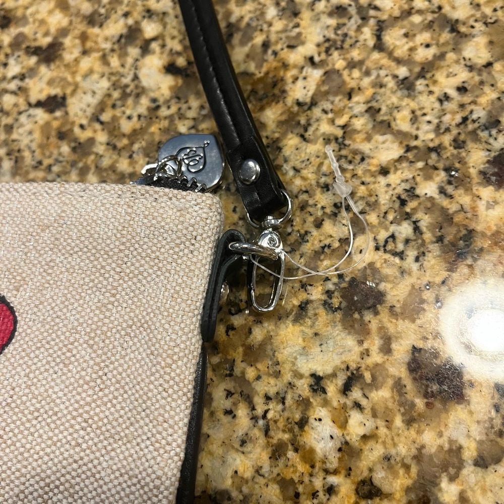 Brighton Small Canvas Exercise/Accessorize Crossbody Bag Dog Shopping - Picture 7 of 8